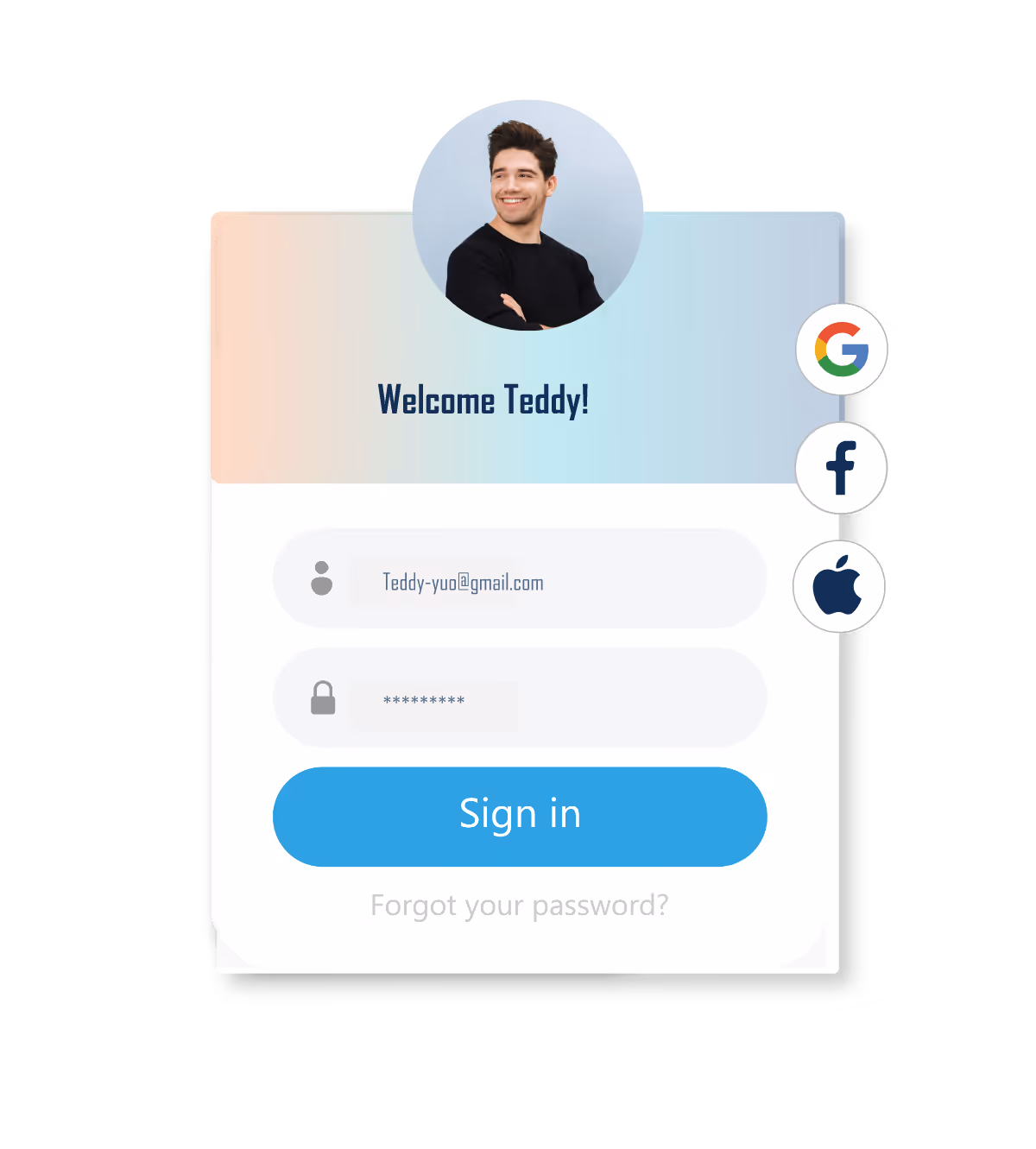 Client portal sign-in experience