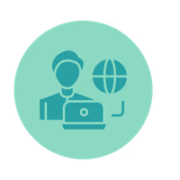 Secure client portal icon