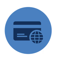 Update addresses and payment methods icon