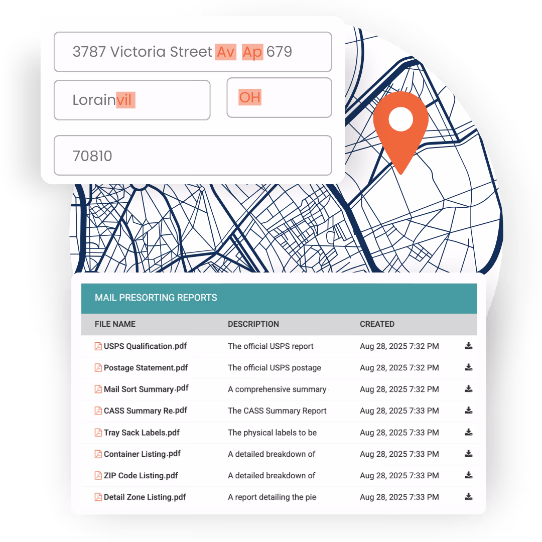 Subscription fulfillment and mailing operations with USPS address verification